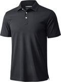 Men's Polo Shirt 3-Button Quick Dry Performance - Casual Golf