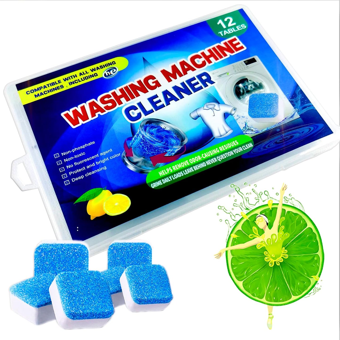 YOUGG Washer Cleaner Tablets - Sparkling Clean Results!