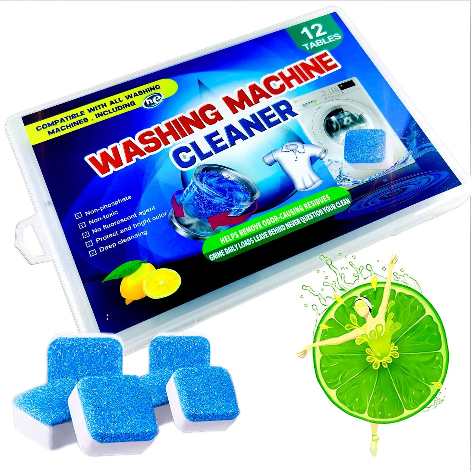YOUGG Washer Cleaner Tablets - Sparkling Clean Results!