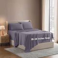 Nestl Extra Deep Full Sheet Set - 6 Piece Breathable Cooling Sheets