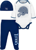 Gerber Unisex Baby NFL Team Footed Pant and Bodysuit Gift Set - Team