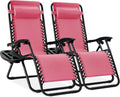 Best Choice Products Set of 2 Adjustable Zero Gravity Lounge Chairs