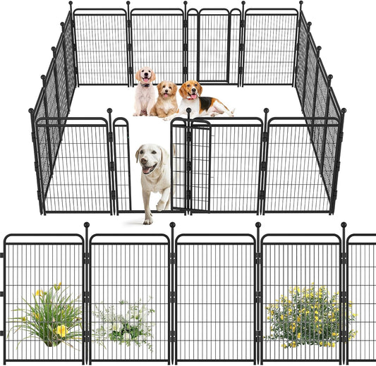 Gardner Pet Dog Playpen for Indoor and Outdoor Use, 40in H