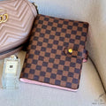 OFFICE RITM PU Checkered A5 Six Ring Binder Planner Cover - Compact
