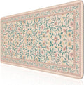 iLeadon Desk Mat for Keyboard and Mouse - Extra-Large Floral Desk Mat