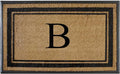 A1HC Natural Rubber & Coir Monogrammed Door Mat, 30x48 - Heavy Duty
