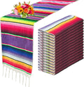 Mexican Table Runner 15 Pcs 14 x 84 in Set - Bright Serape Fiesta