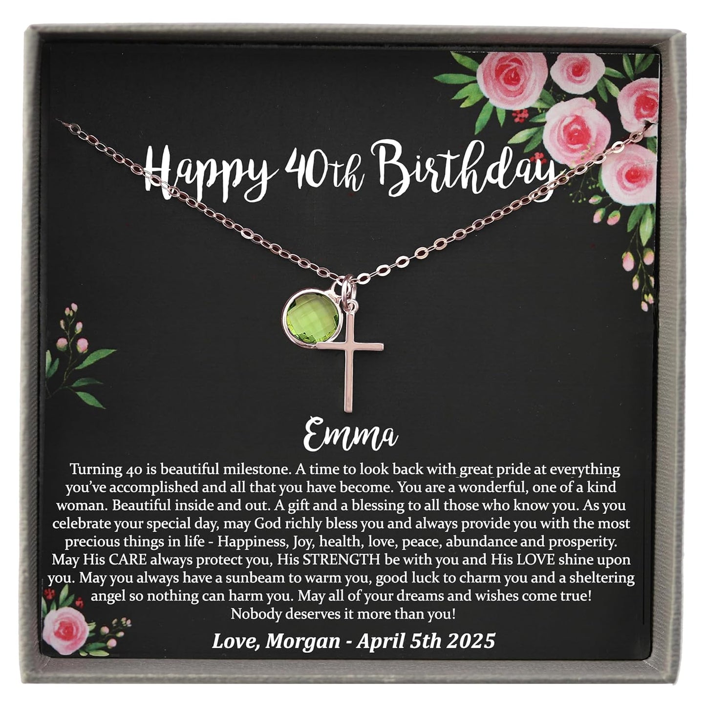 Be Wished 40th Birthday Gifts for Women with Meaningful Jewelry