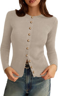 PRETTYGARDEN Womens 2025 Fall Cardigan Sweater (Style S2FV)