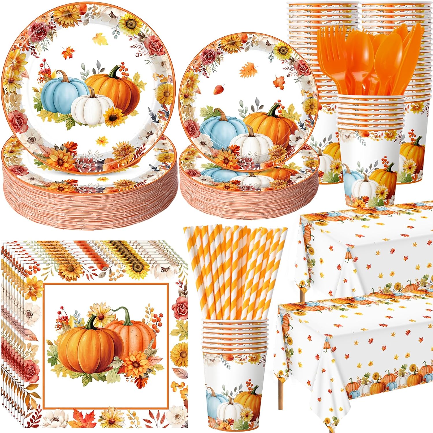 452 Pcs Fall Party Decorations for Thanksgiving Celebrations