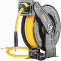 Premium Steel Retractable Air Hose Reel with Dual Arm - Heavy Duty