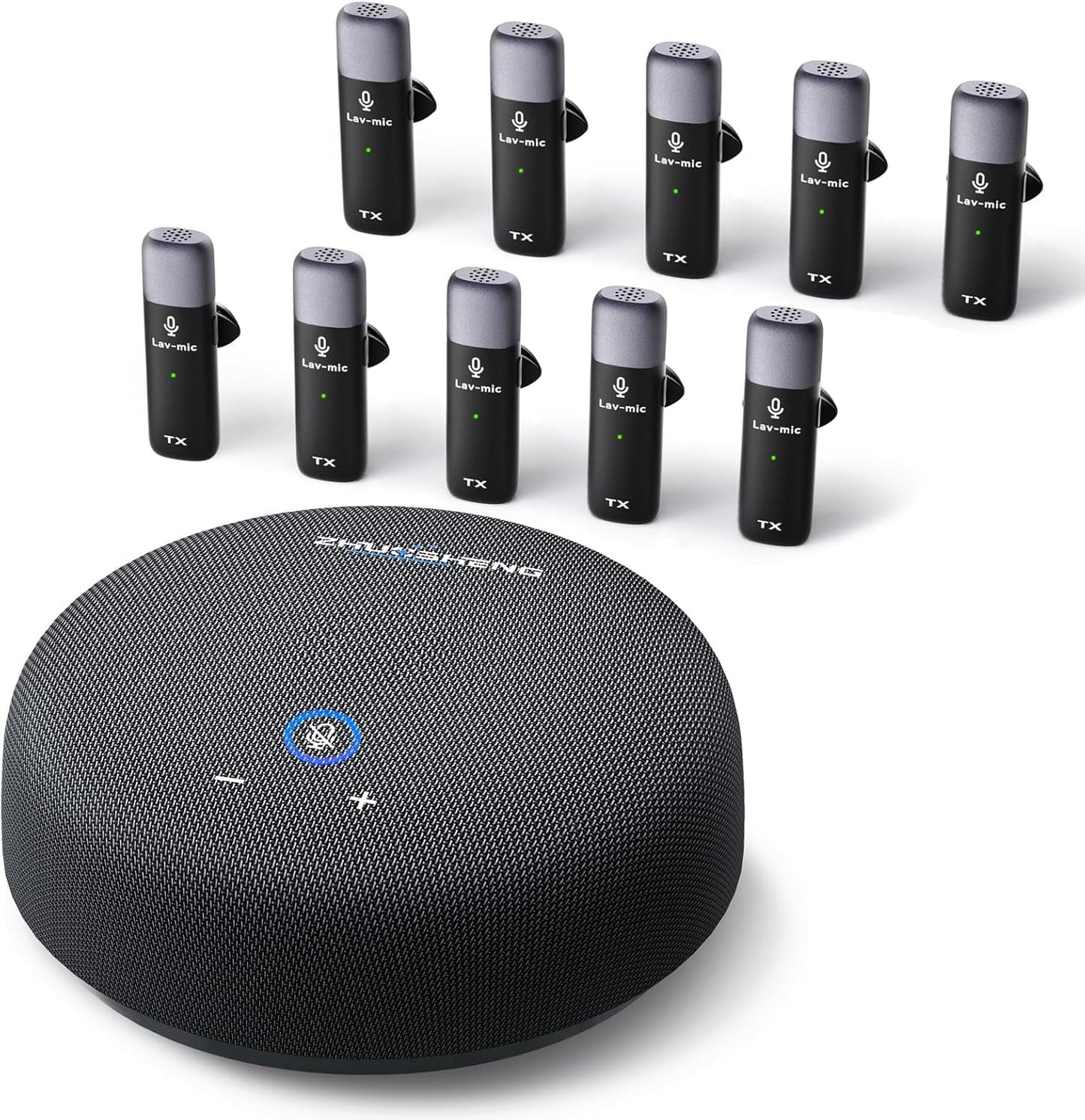 Portable Omnidirectional USB Speakerphone - 360 Pickup & Noise Reduction