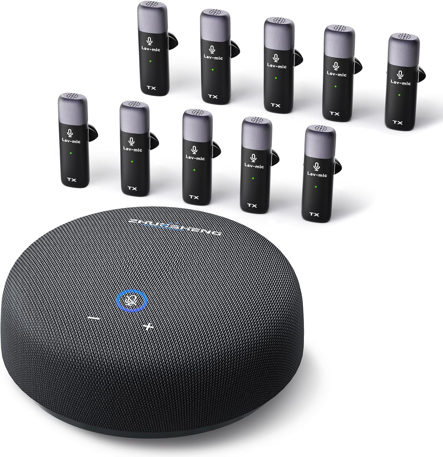 Portable Omnidirectional USB Speakerphone - 360 Pickup & Noise Reduction