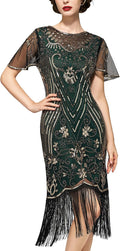 Elegant 1920s Flapper Dresses for Women in Great Gatsby Style
