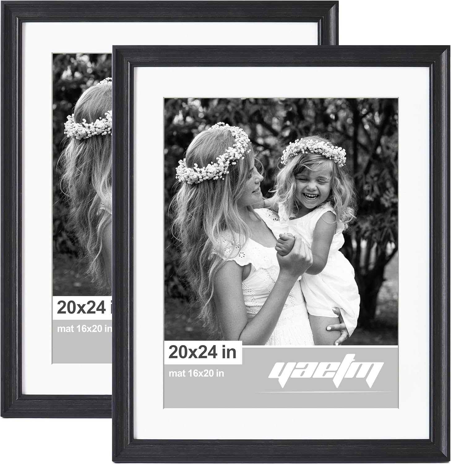 Yaetm 20x24 Picture Frame Set of 2 for Wall Gallery Decor