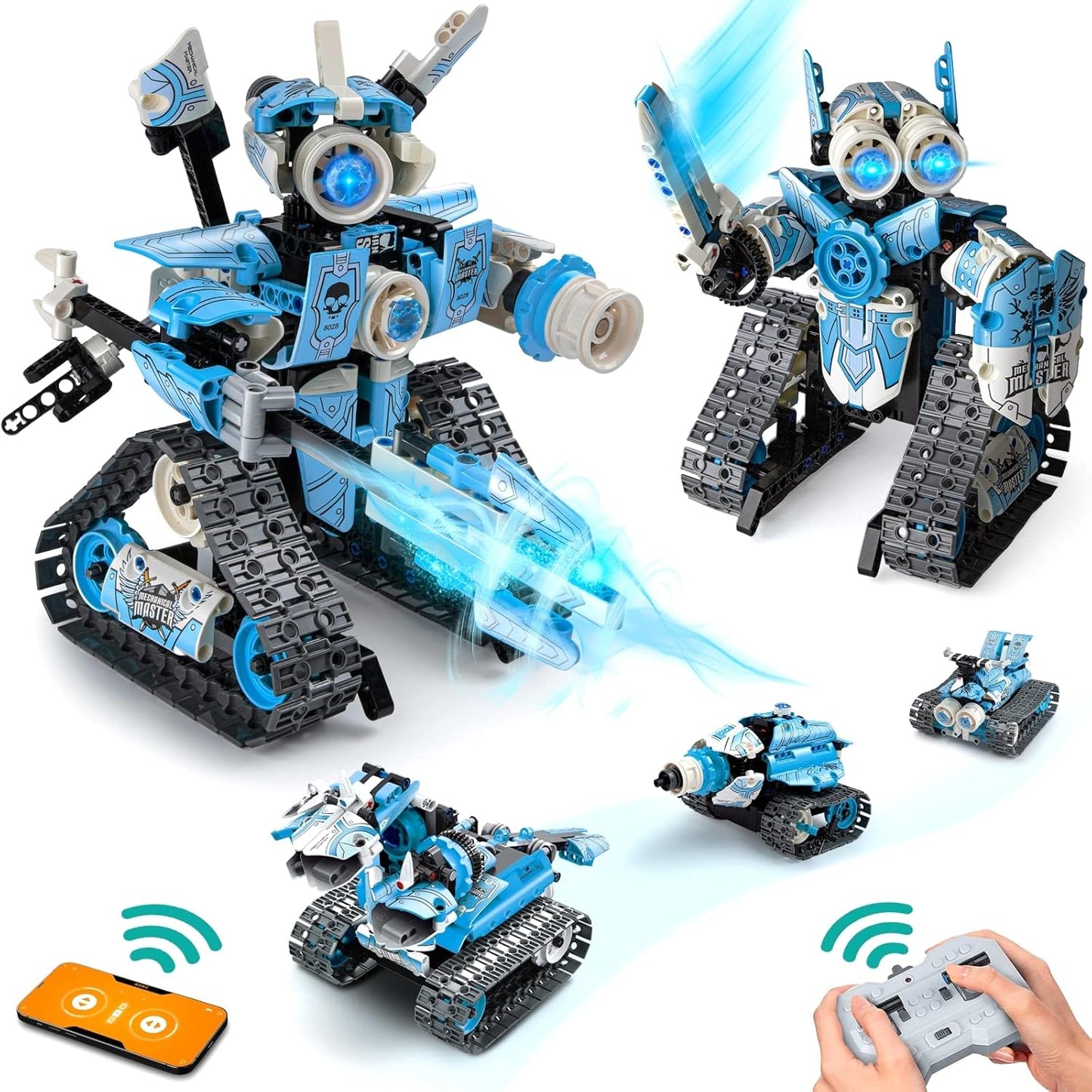 398PCS STEM RC Robot Building Kit - Educational Robotics Fun