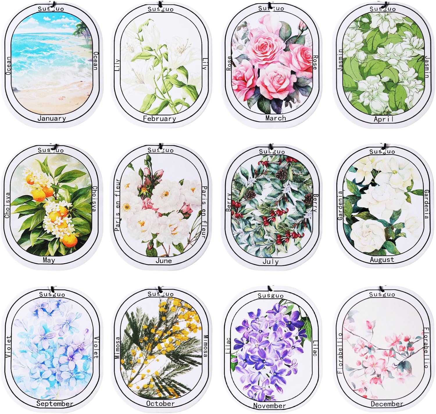 Refresh Any Space with Susguo's 12 Floral-Fresh Scents!