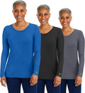 Healing Hands Women's Melissa Longsleeve Underscrub Tee - Soft Knit
