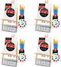 Acrylic Paint Canvas Set 104 Piece Professional Kit - Complete Starter