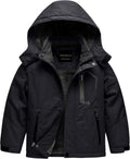Boy's Waterproof Ski Jacket for Cold Weather - Windproof Snow Coat