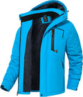 QPNGRP Mens Waterproof Ski Snowboard Jacket - Warm, Windproof Fit