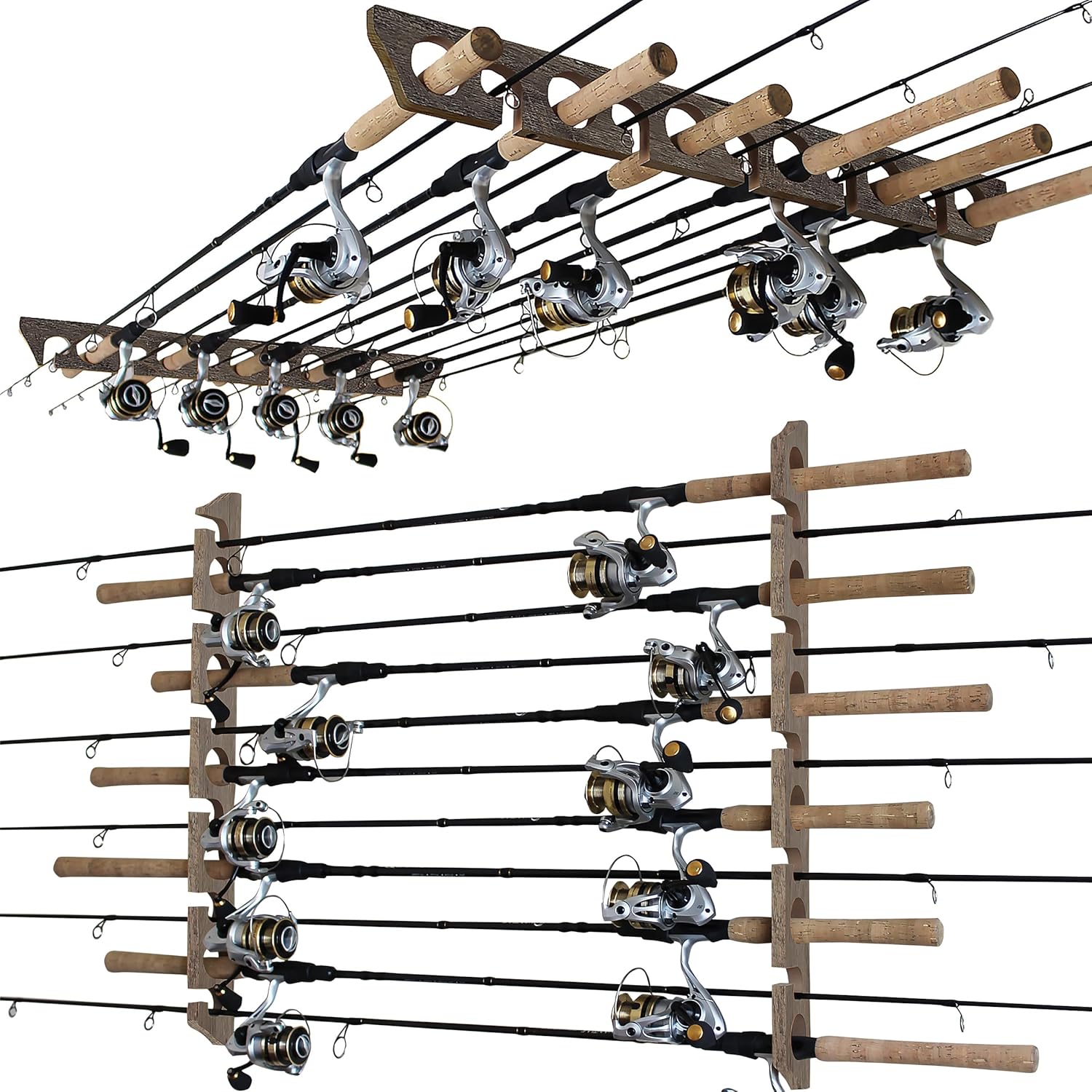 Maximize Fishing Rod Storage with 11-Rod Rack