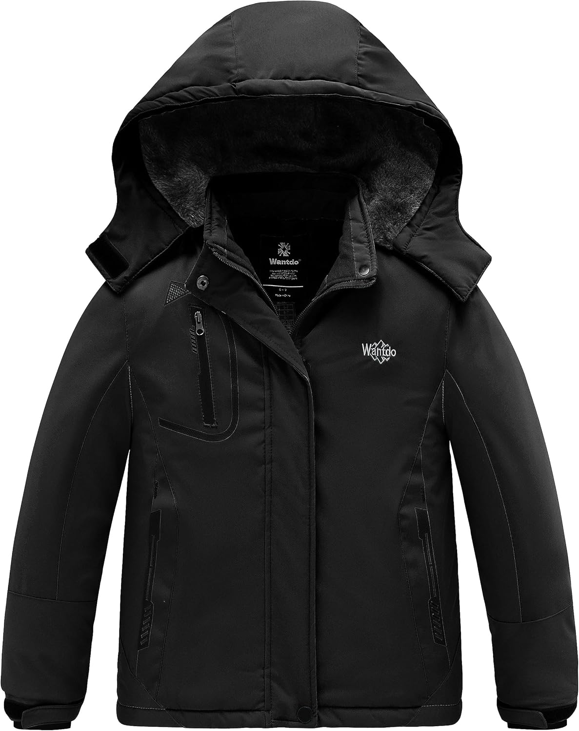 Wantdo Girls' Waterproof Winter Coat for Skiing and Snow