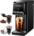 Hot & Iced Single Serve Coffee Maker - Versatile K Cup & Grounds