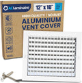 12 x 10 Duct Hole Aluminum Single Deflection Air Register - Adjustable