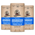 Dr. Squatch Natural Deodorant Fresh Falls 3-Pack - Aluminum Free