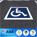 36 in x 36 in Handicap Parking Stencil 2-Pack - ADA Compliant