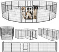 TAVATA Heavy Duty Metal Dog Playpen for Outdoor Use and More