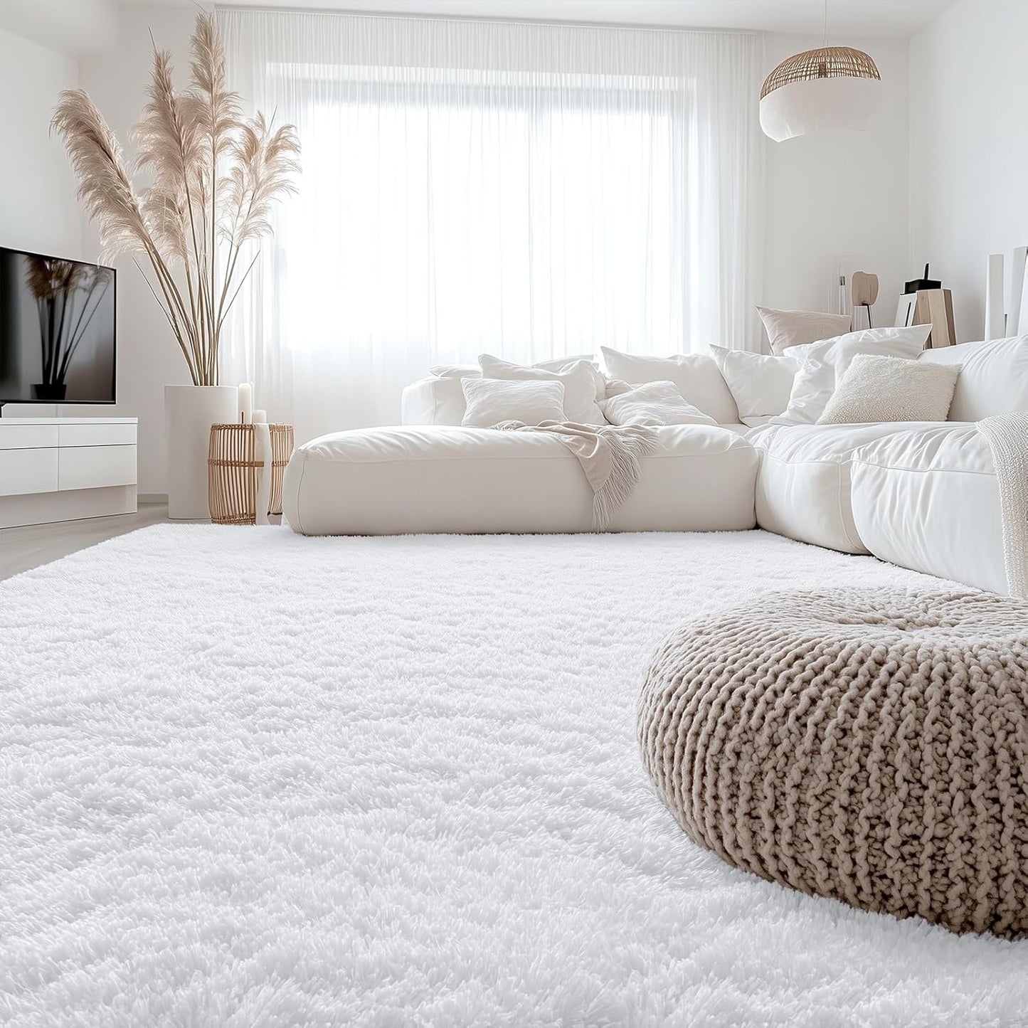 OLANLY 8x10 Machine Washable Area Rug for Living Room and Bedroom