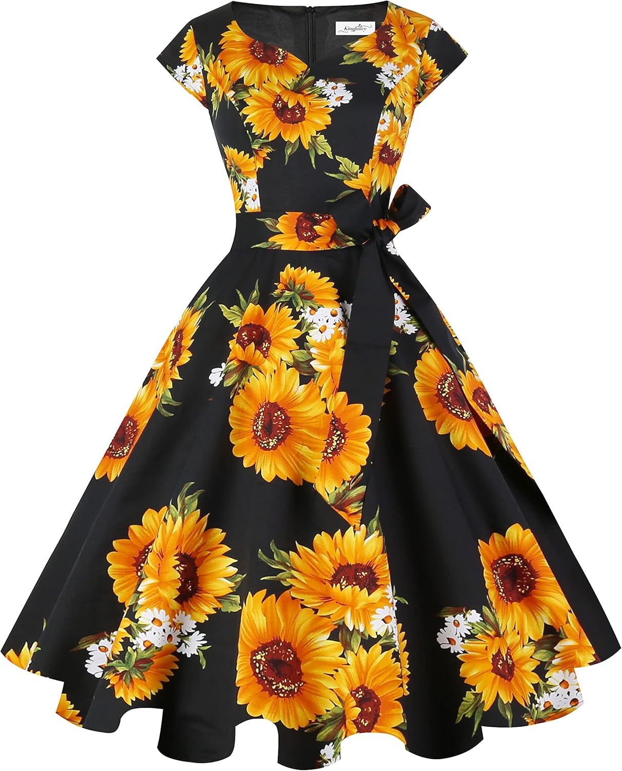 Vintage 1950s Dress for Women - Retro Cocktail Party Swing Style
