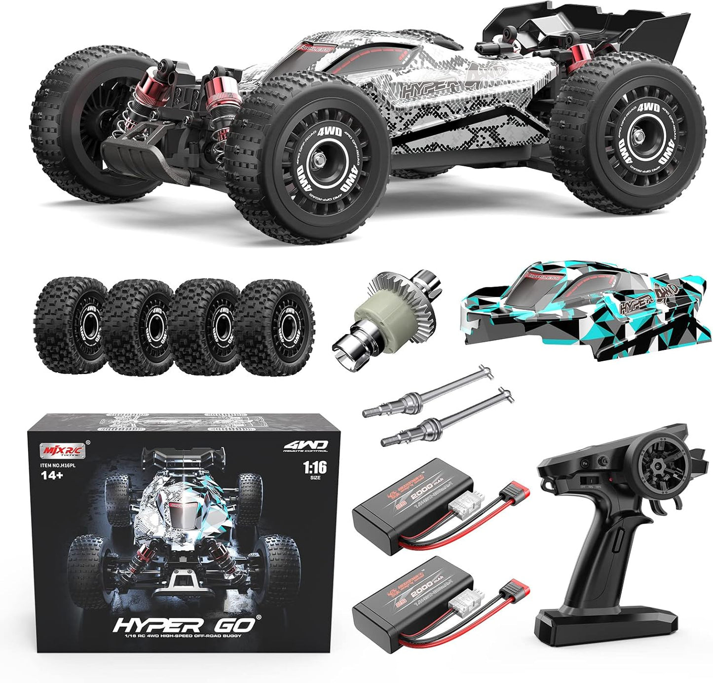 HYPER GO H16PL Fast Brushless RC Buggy for High Speed Racing