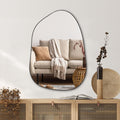 Irregular Wall Mirror Asymmetrical Mirror 27in x 19in - Modern