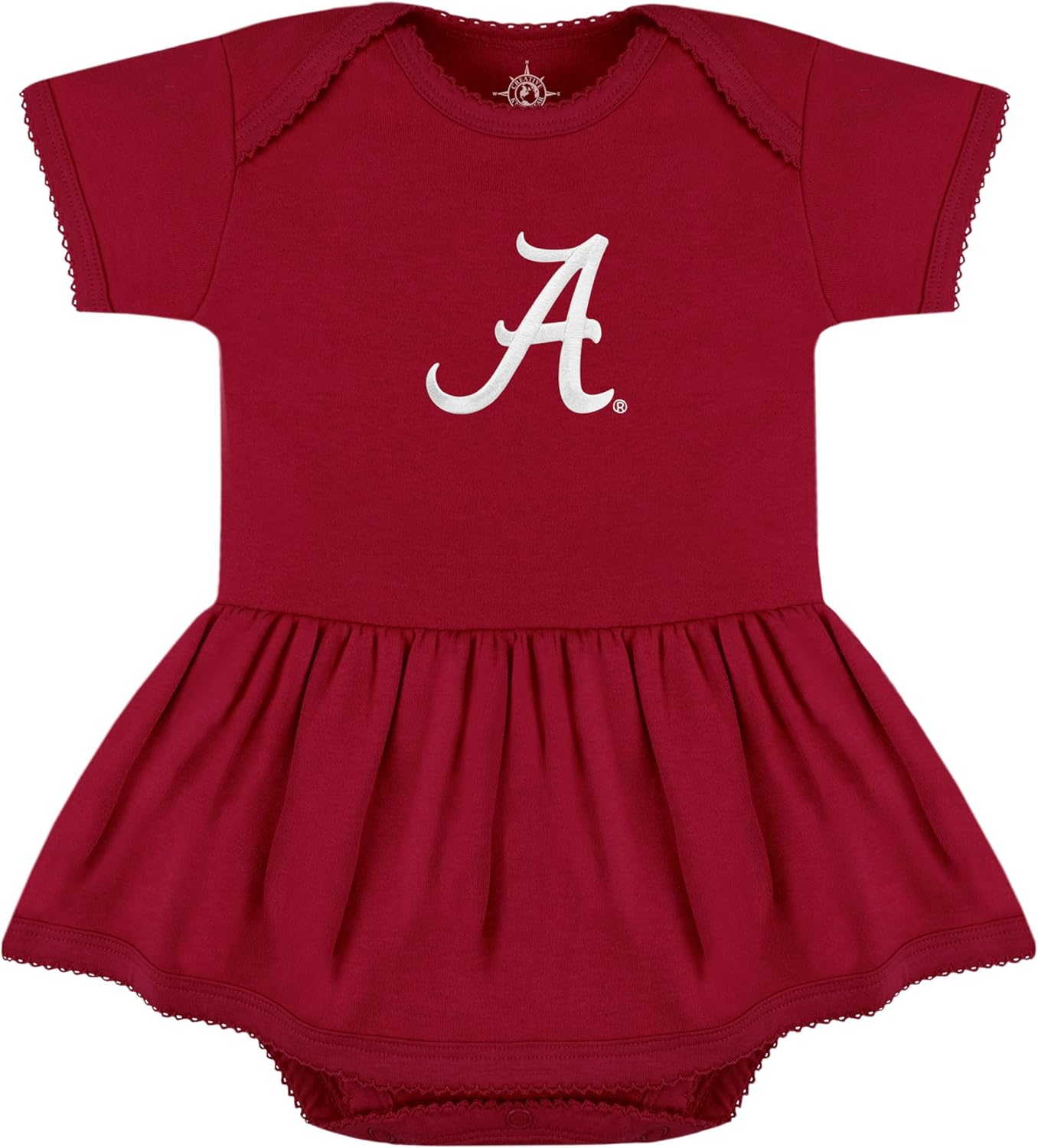 Creative Knitwear College Baby Picot Bodysuit Dress for Girls
