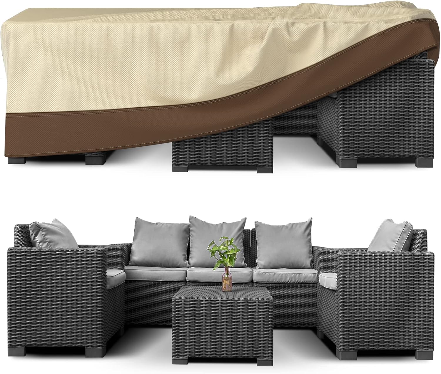 Patio Furniture Covers Waterproof for Dining Table and Chairs