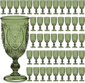 Set of 48 Elegant Plastic Goblets for Parties and Special Events