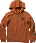 Carhartt Boys' Long Sleeve Hooded Sweatshirt - Durable Comfort Fashion