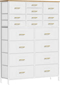 Modern Chest of Drawers for Bedroom with 18 Deep Drawers