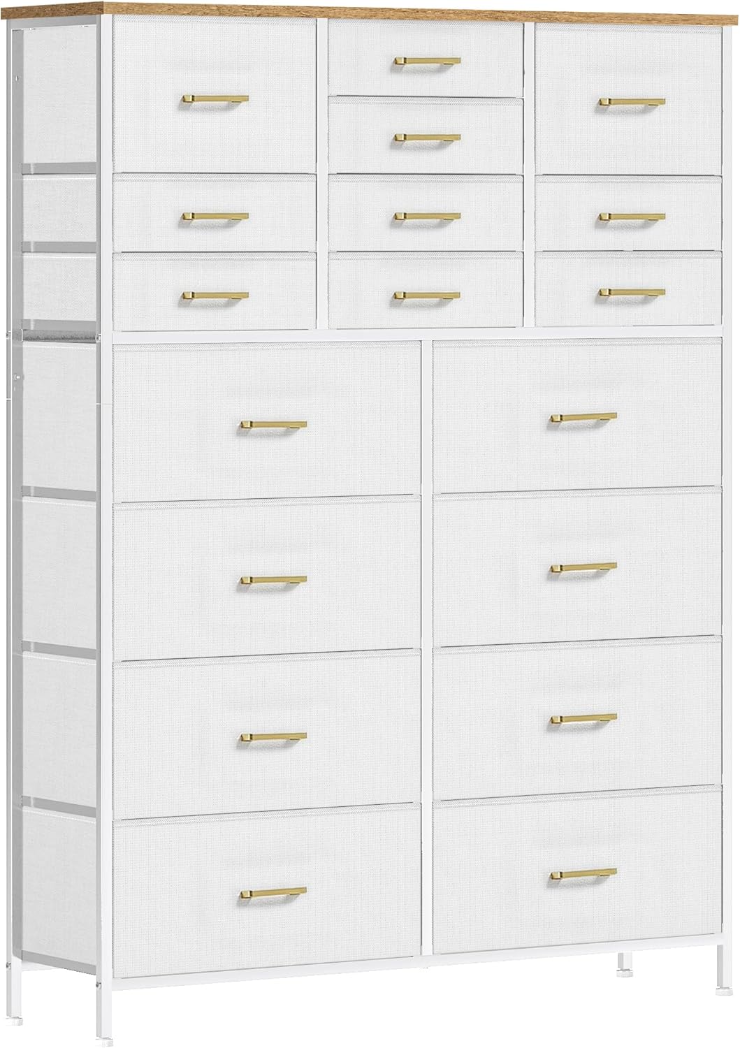 Modern Chest of Drawers for Bedroom with 18 Deep Drawers