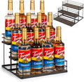 12 Bottle Capacity Coffee Syrup Organizer 3 Tier Stand - Countertop