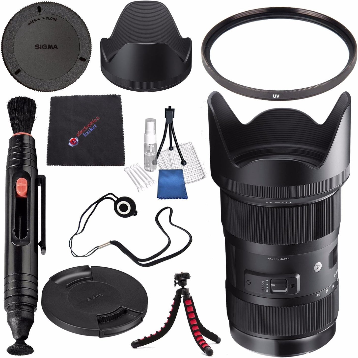 Sigma 18-35mm f/1.8 DC HSM Art Lens Bundle with Accessories
