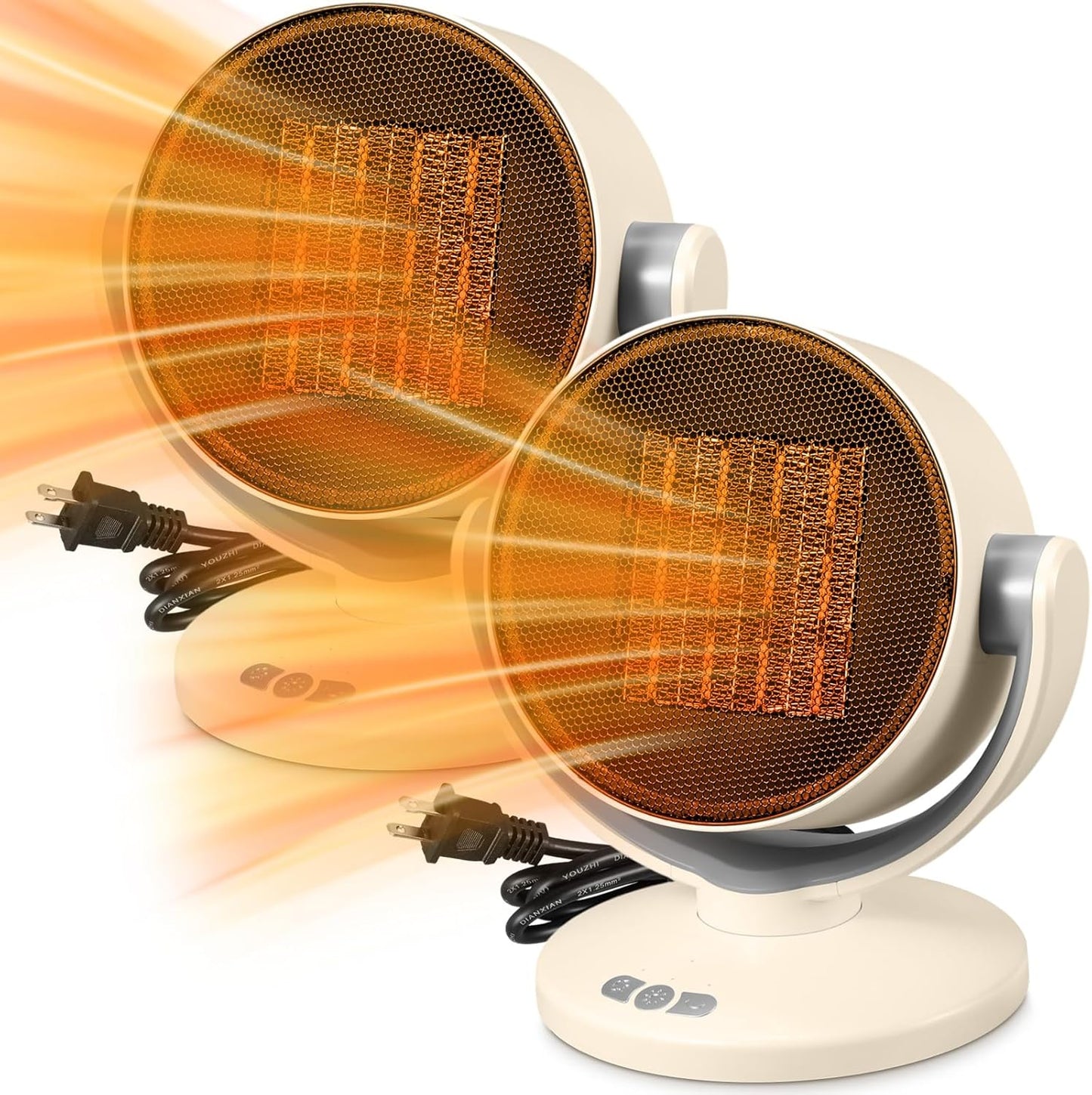 Powerful 2-in-1 USB Heater - Quiet & Portable