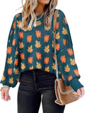 Oversized Batwing Sleeve Sweater - Cozy Fall 2025 Pullover