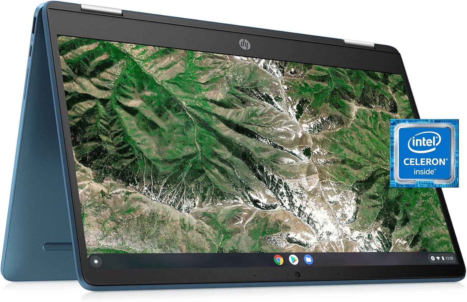 HP Laptop X360 14a Chromebook with Touchscreen and Intel Celeron