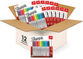 Sharpie Permanent Markers Fine Tip 144-Count - Quick Dry, Fade