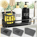 Moforoco Kitchen Dish Soap Dispenser Set - Dry Tray & Sponge Holder