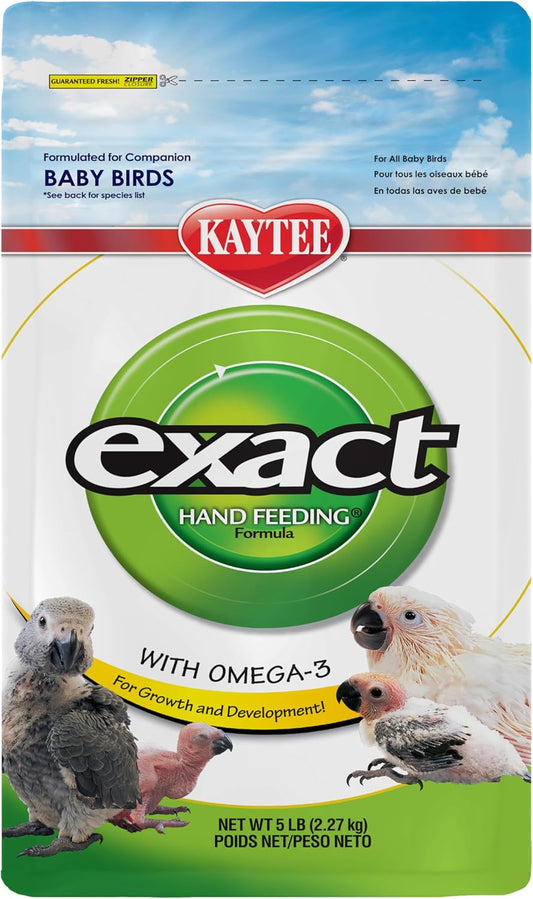Kaytee Exact Hand Feeding Baby Food for Parrots and More